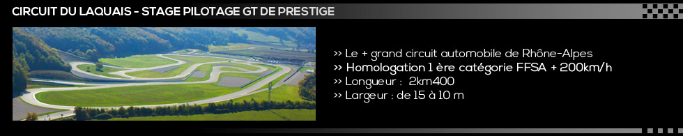 Circuit du Laquais - Stage pilotage Audi R8