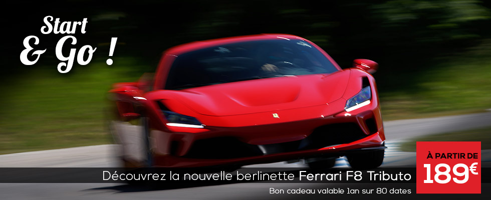 Stage de pilotage Ferrari F8 Tributo
